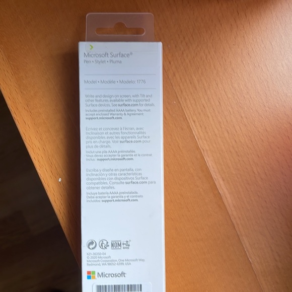 Microsoft Surface Pen Stylet Pluma Model 1776, New - Picture 2 of 3
